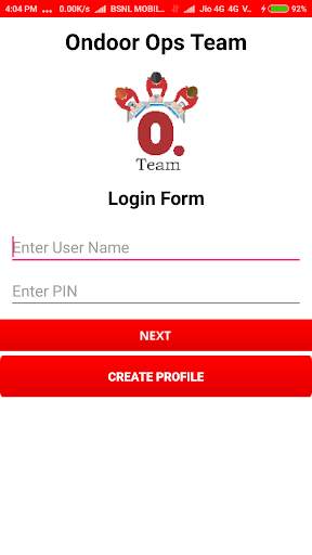 O-Team App screenshot 1