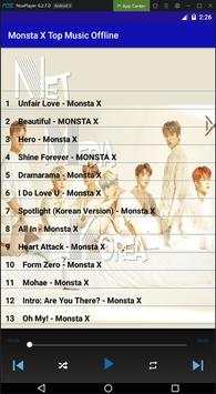 Monsta X Top Music Offline screenshot 3