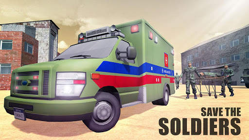 US Army Ambulance Rescue Game. screenshot 2