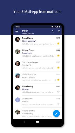 mail.com Mail & Cloud screenshot 1