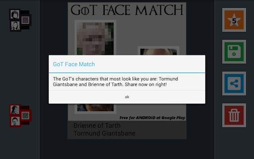 Face Match for Game of Thrones screenshot 5