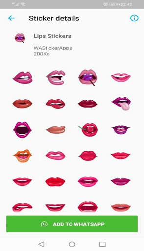 Kiss&Lips Stickers 2020 for Whatsapp screenshot 8