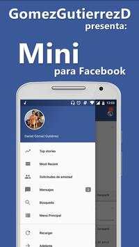 Mini para Facebook screenshot 1