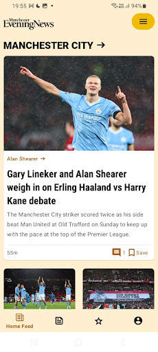 Manchester Evening News screenshot 1