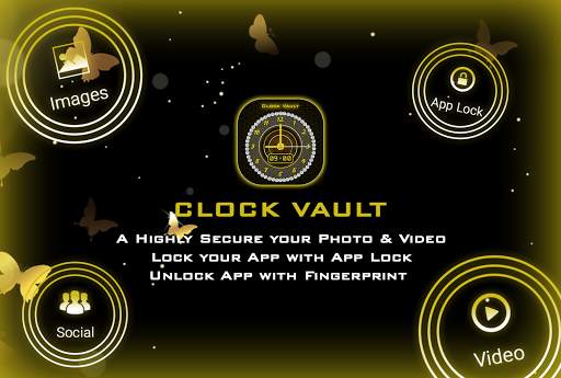 Clock Vault : Secret Photo Video Locker screenshot 1