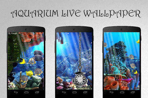 Aquarium Clock Live Wallpaper screenshot 2