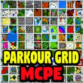 Parkour Grid Maps for Minecraft PE 7.7