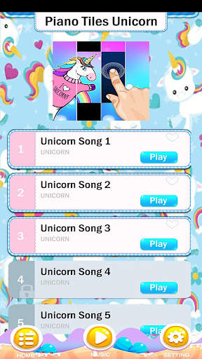 Unicorn Piano music tiles screenshot 1