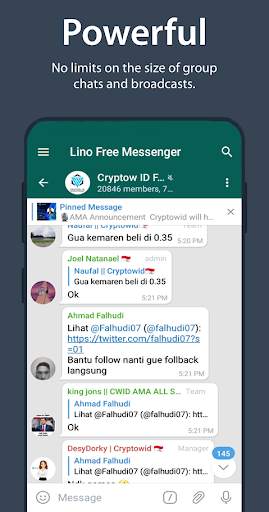 Lino Free Messenger screenshot 2