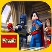 Puzzle LEGO Justice League logo