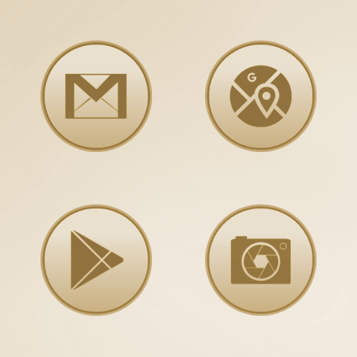 Bubble Gum Gold Icons icon