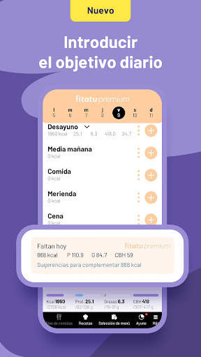 Fitatu - Contador de Calorías screenshot 5