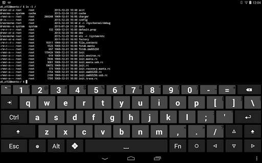 Hacker's Keyboard скриншот 10