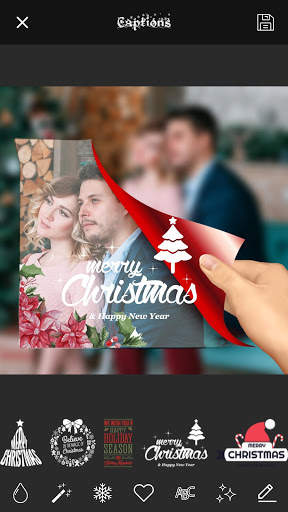Christmas Card PIP Art Camera Maker screenshot 2
