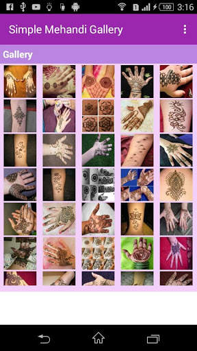 Simple Mehandi Designs Gallery screenshot 2