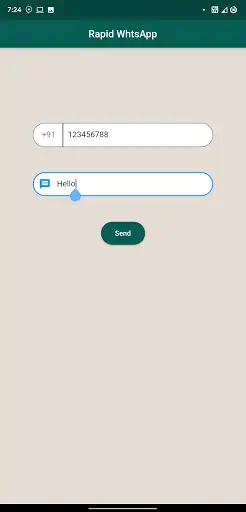 Rapid WhtsApp -Send Messages w/o Saving Contacts screenshot 2