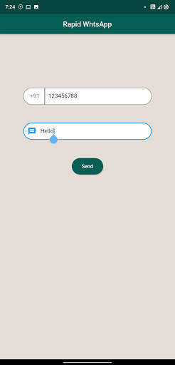 Rapid WhtsApp -Send Messages w/o Saving Contacts screenshot 2