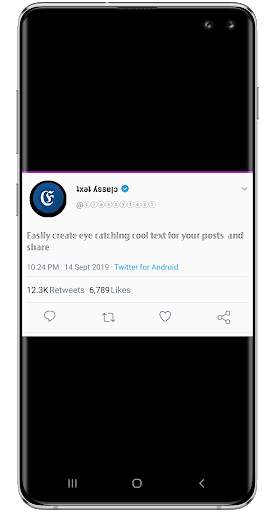 Awesome Stylish Fonts for Social Media Apps screenshot 3