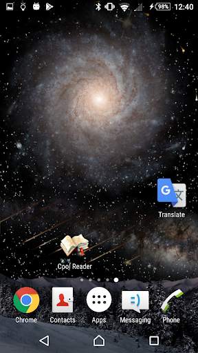 Galaxy Clock Skin screenshot 1