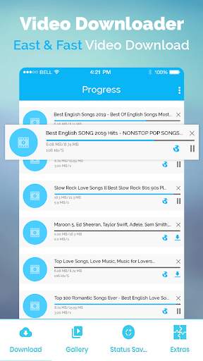 Mp4 video downloader hd - free video downloader hd screenshot 1