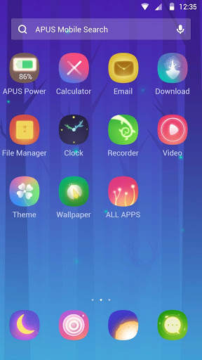 Dream Forest Light-APUS Launcher tylish theme 2 تصوير الشاشة
