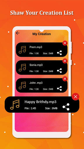 Birthday Song Maker - Create Wishes Song With Name screenshot 6