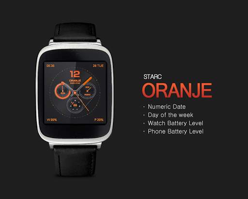 Oranje watchface by Starc screenshot 3