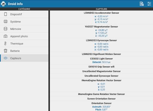 Droid Hardware Info screenshot 16