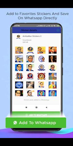 Jay Bhim Stickers For WhatsApp screenshot 1