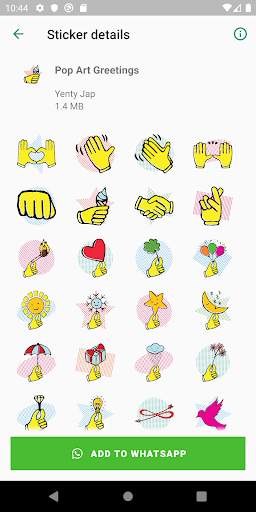 WAStickerApps - Pop Art Greetings for WhatsApp screenshot 4