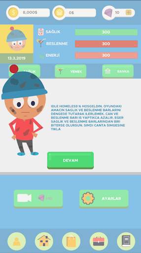 Idle Homeless - Life Simulator screenshot 2