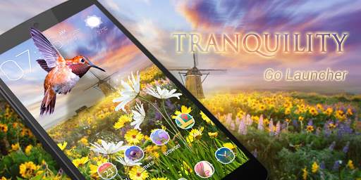 Tranquility Parallax Go Launcher Theme screenshot 5