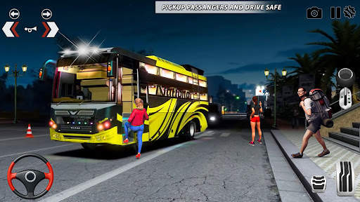 Offroad Coach Driving Bus Game screenshot 4