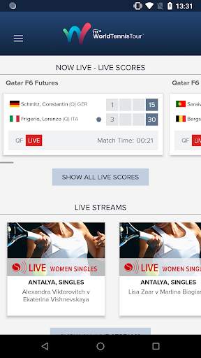 ITF Live Scores screenshot 1