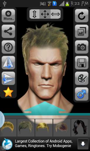 Hair Style Selector Lite screenshot 6