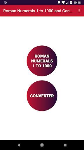 Roman Numerals 1 to 1000 and Converter screenshot 2