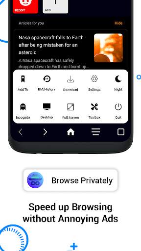 Web browser for android скриншот 6