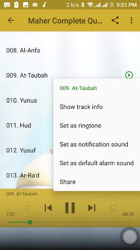 Maher Full Offline Mp3 Quran screenshot 4