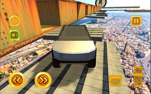 Cyber Truck Mega Ramps Stunt Ultimate Races 2021 screenshot 4