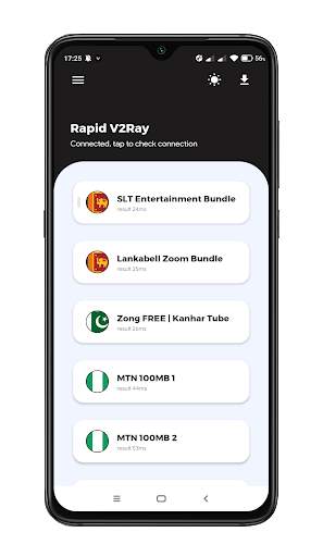 Rapid V2Ray - Tunnel VPN screenshot 1