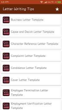 Letter Writing Guide (Formats) screenshot 1