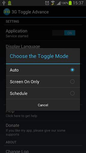 3G Toggle Advance screenshot 2