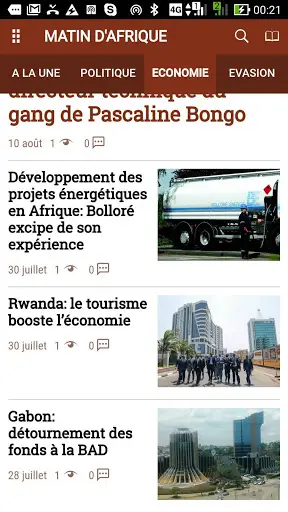 Matin d'Afrique screenshot 3