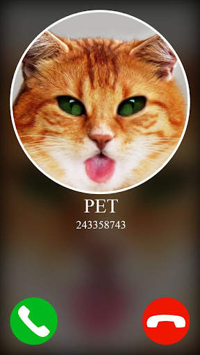 fake incoming call pet game screenshot 3
