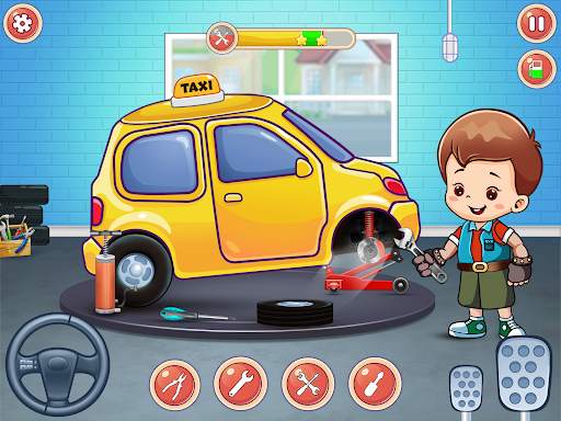 Kids Taxi - Driver Game screenshot 1