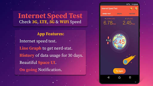 Turbo Internet Speed Test - WiFi Speed Test screenshot 1