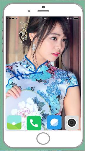 Chinese Girl Full HD Wallpaper screenshot 1