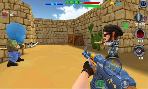 Gun Shoot War Q screenshot 1
