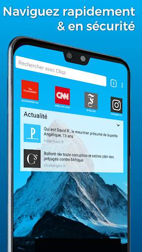 Cliqz - Le navigateur qui protège votre vie privée screenshot 1