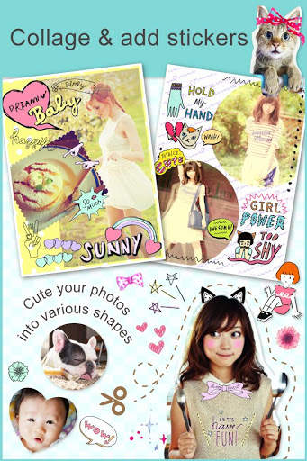 Collage&Add Stickers papelook screenshot 1